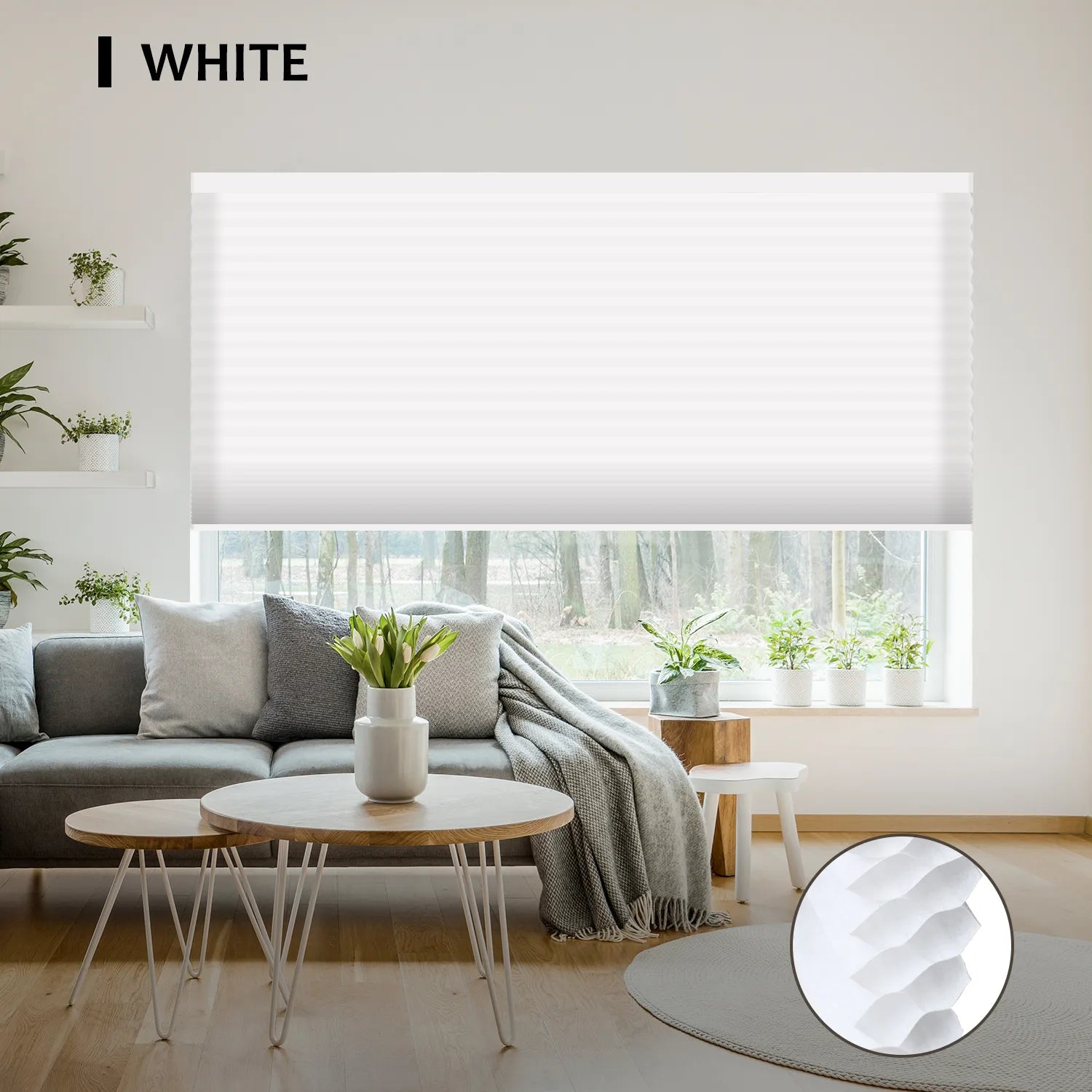 SmartWings Motorized Light Filtering Cellular Shades Nowa