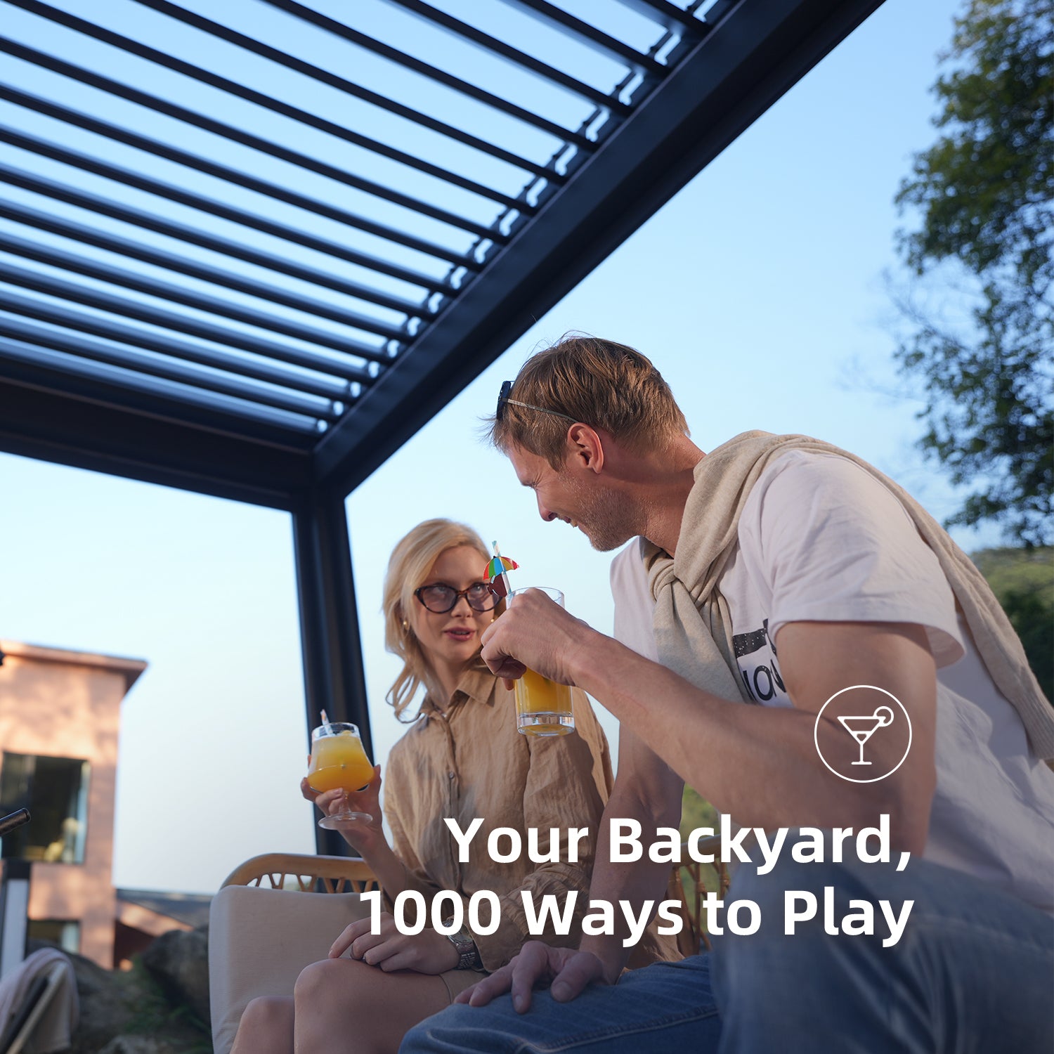 SmartWings Motorized Matter Pergola Flexar Q3