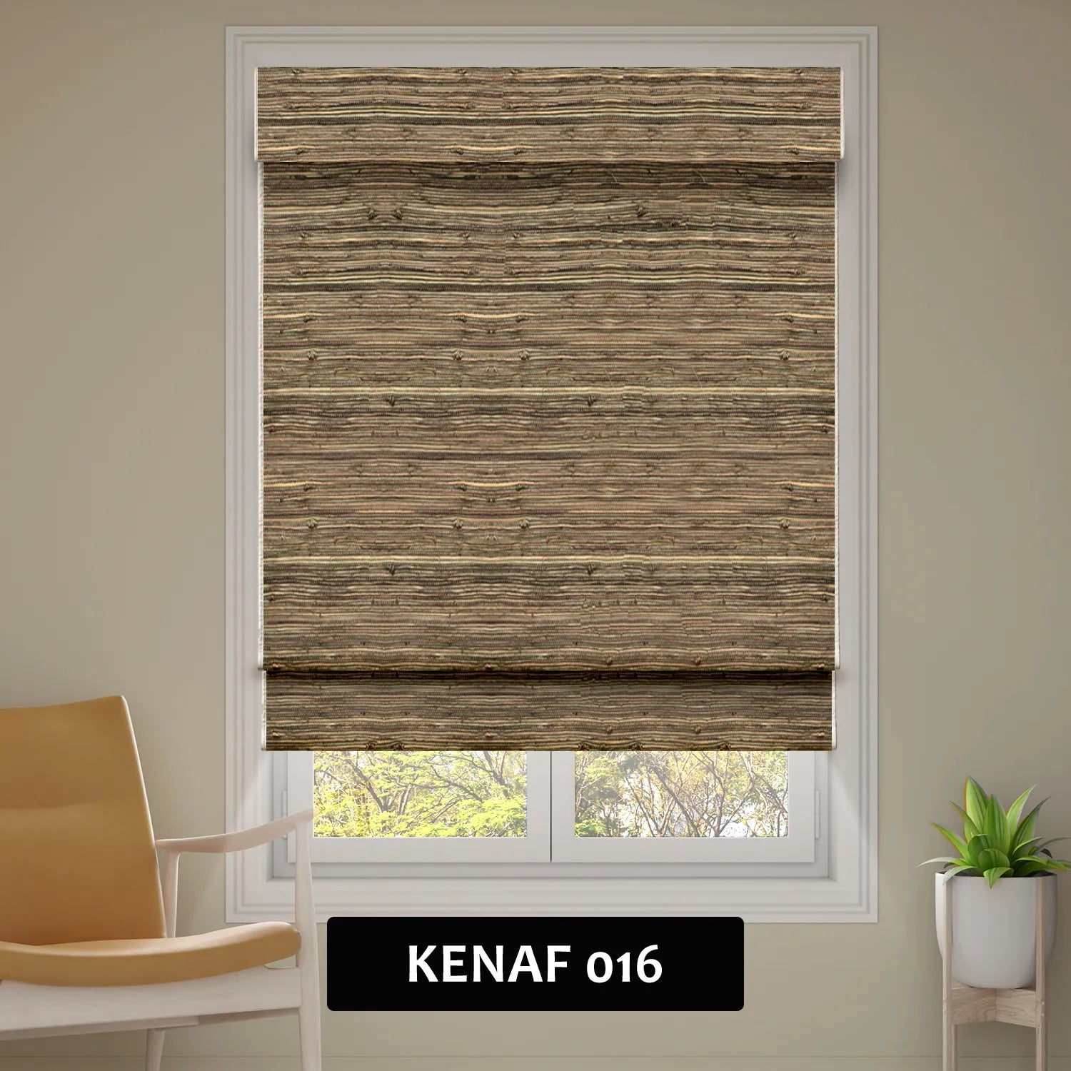 SmartWings Motorized Woven Wood Shades 50%/70%/100% Blackout