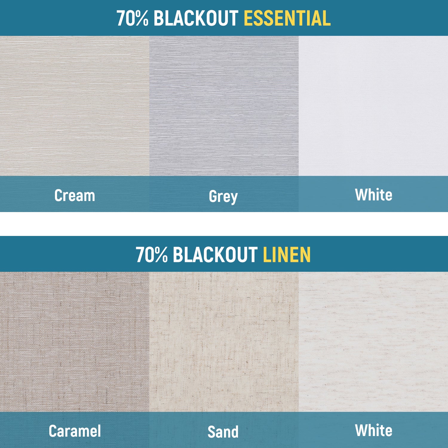 Light Filtering Fabric Samples