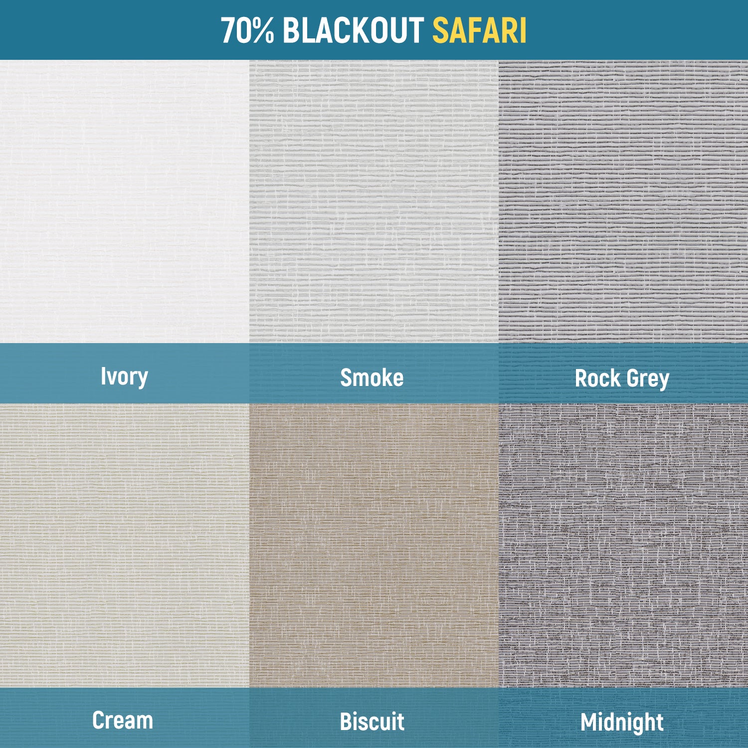 Blackout & Light Filtering Fabric Samples