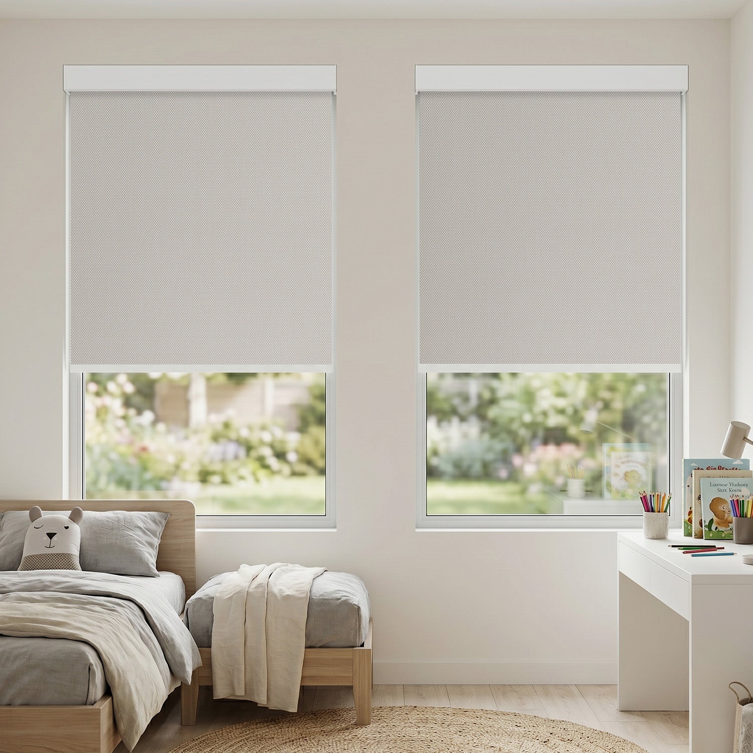 SmartWings Motorized Blackout Solar Shades 0% Openness Metis