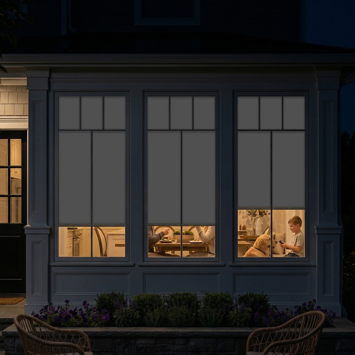SmartWings Motorized Roller Shades 100% Blackout Vigor