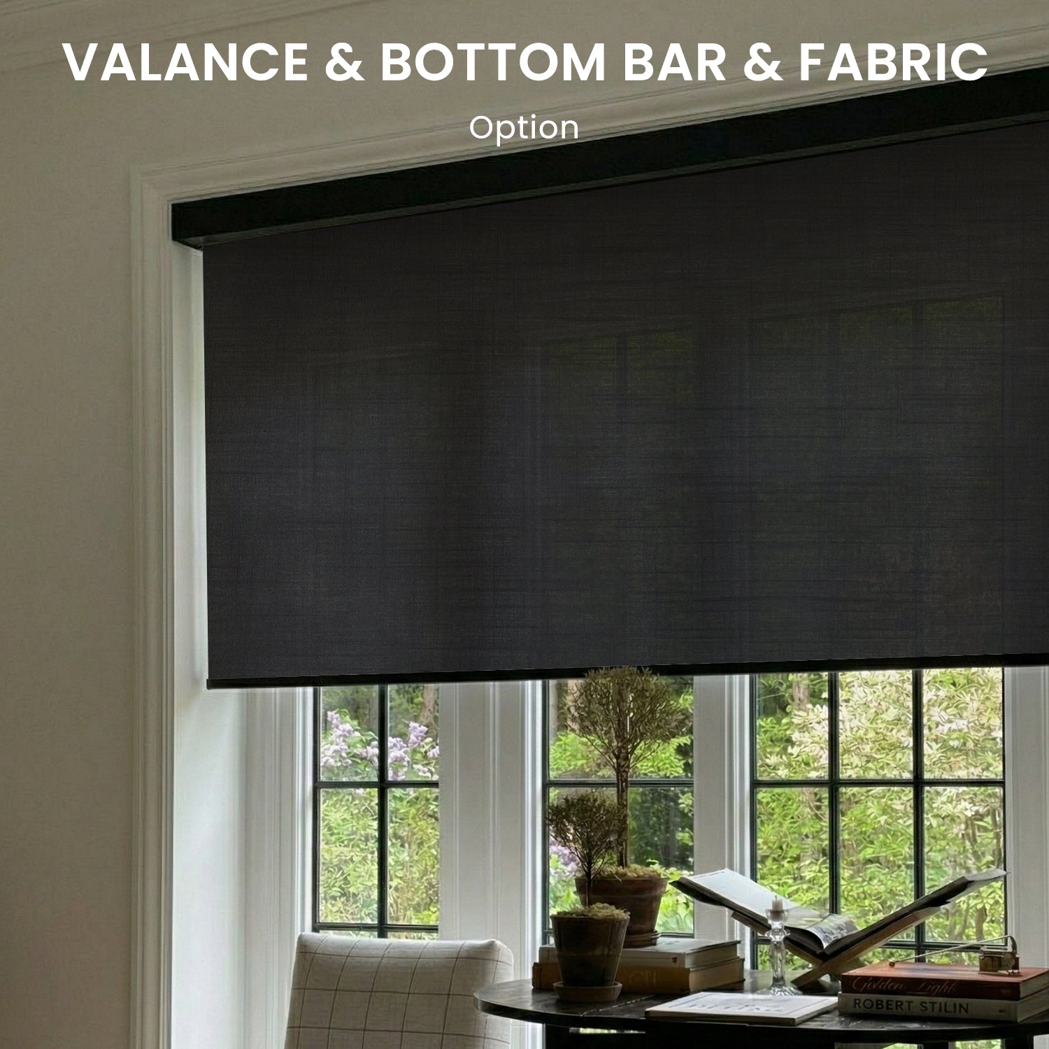 SmartWings Motorized Light Filtering Roller Shades 60%/70% Blackout Twilight