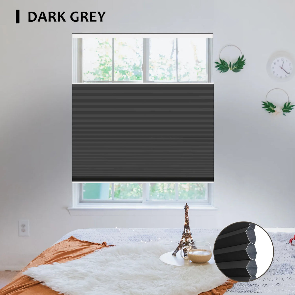 SmartWings Motorized Blackout And Light Filtering Day/Night Cellular Shades Nowa
