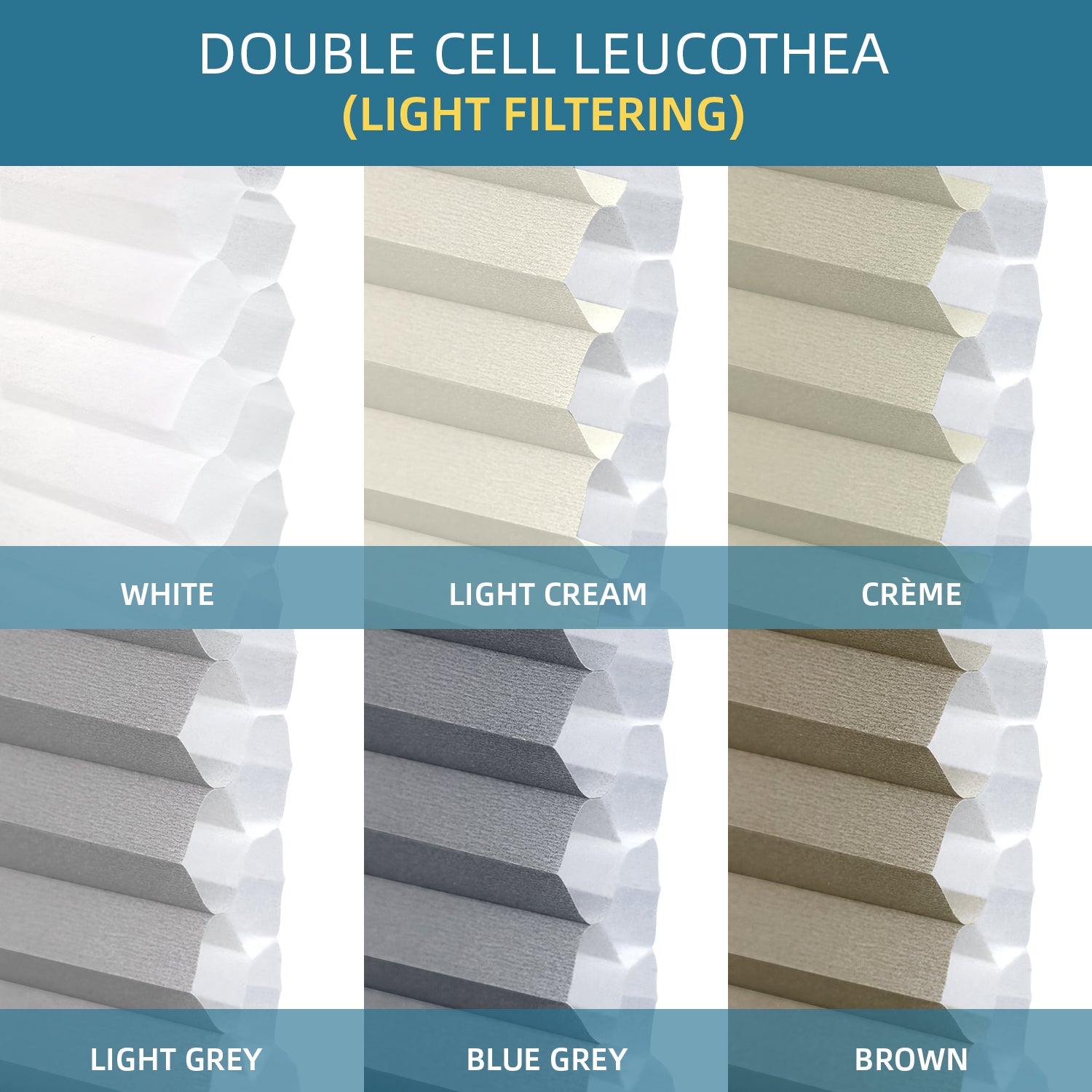 Honeycomb Fabric Samples Nowa and Hazel