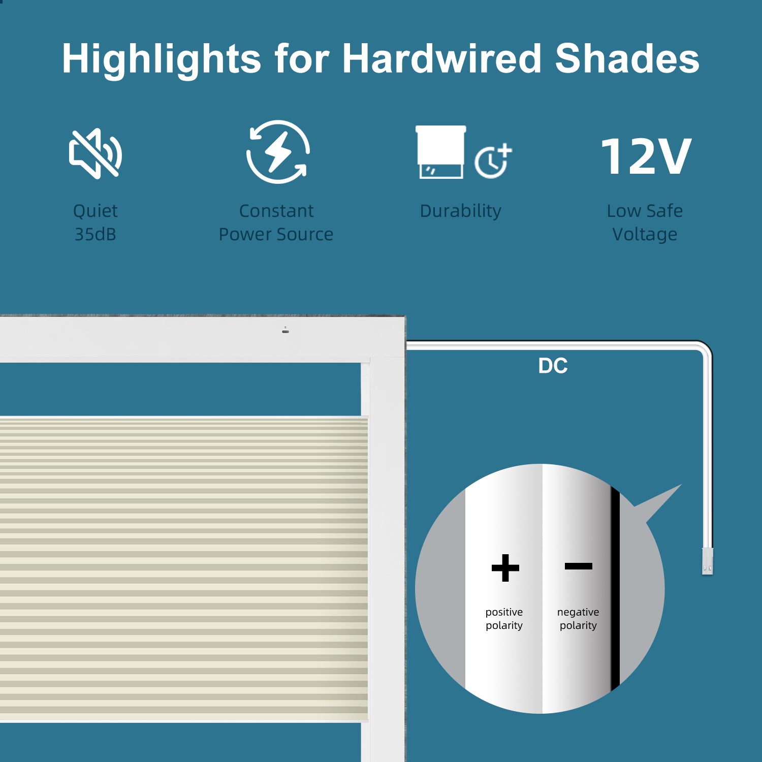 SmartWings Motorized Premium Levitate Skylight Cellular Shades Hazel