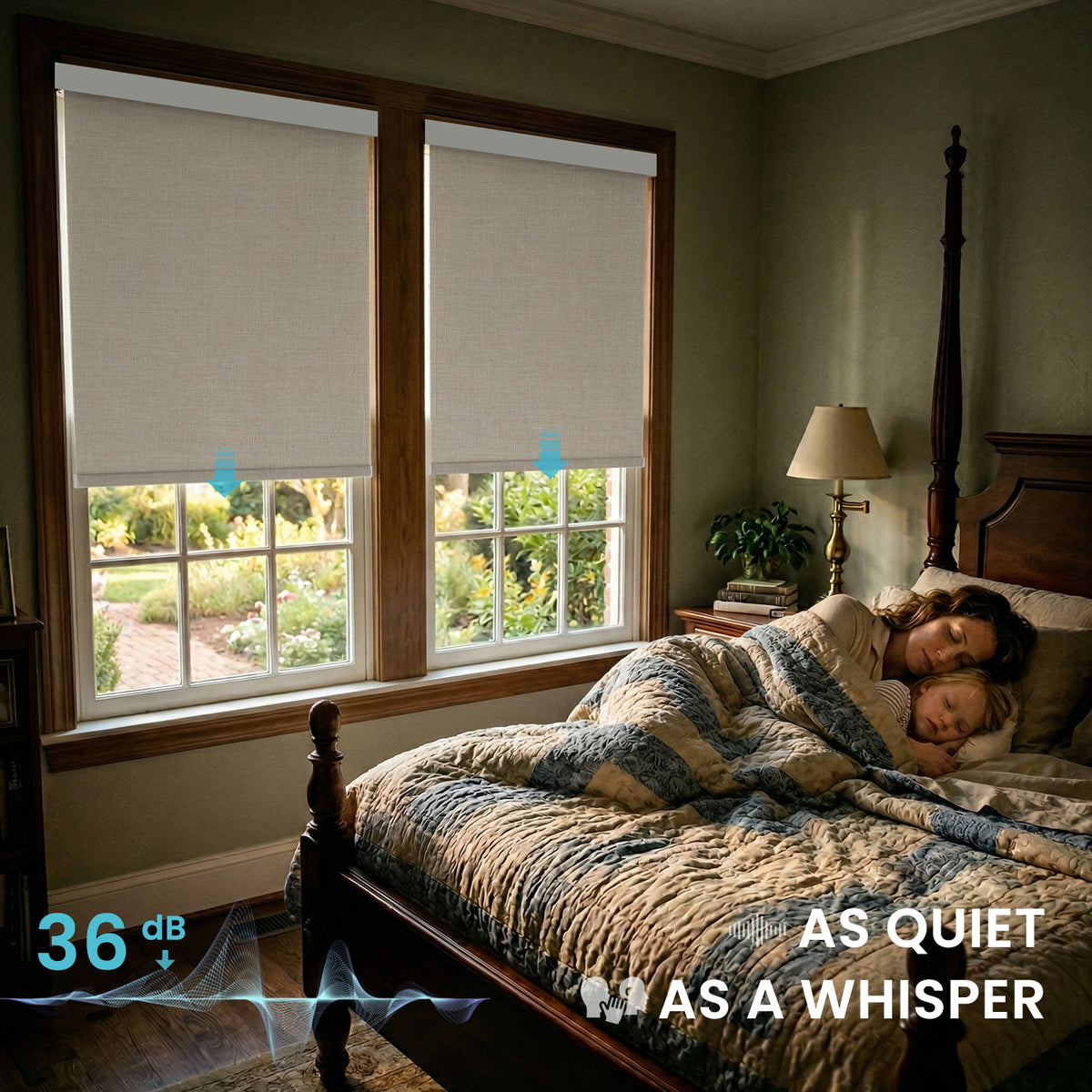 SmartWings Motorized Large Roller Shades – Made & shipped from the US