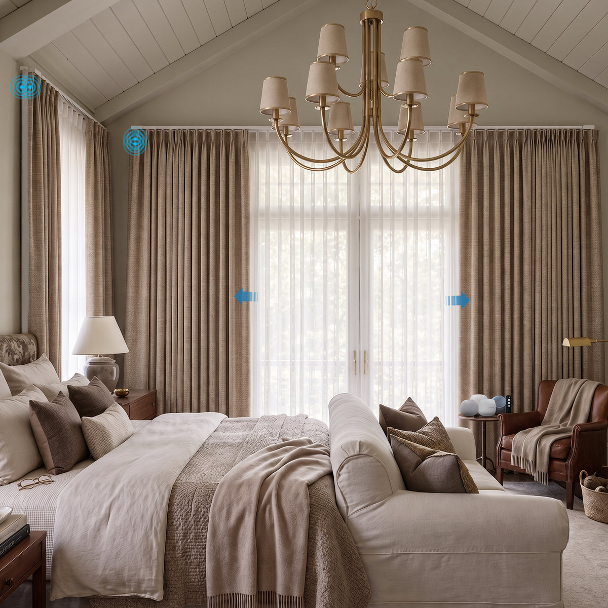 SmartWings Motorized Dual Drapery