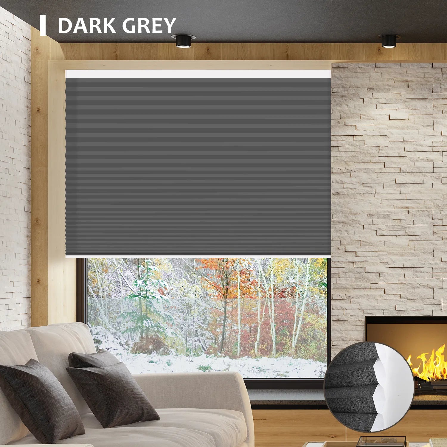 SmartWings Motorized Light Filtering Cellular Shades Nowa