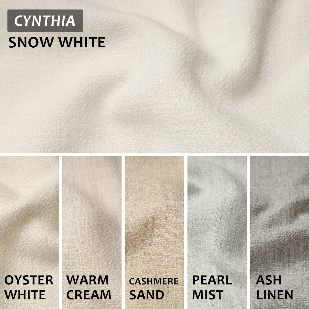 Drapery & Curtain Five Fabric Samples
