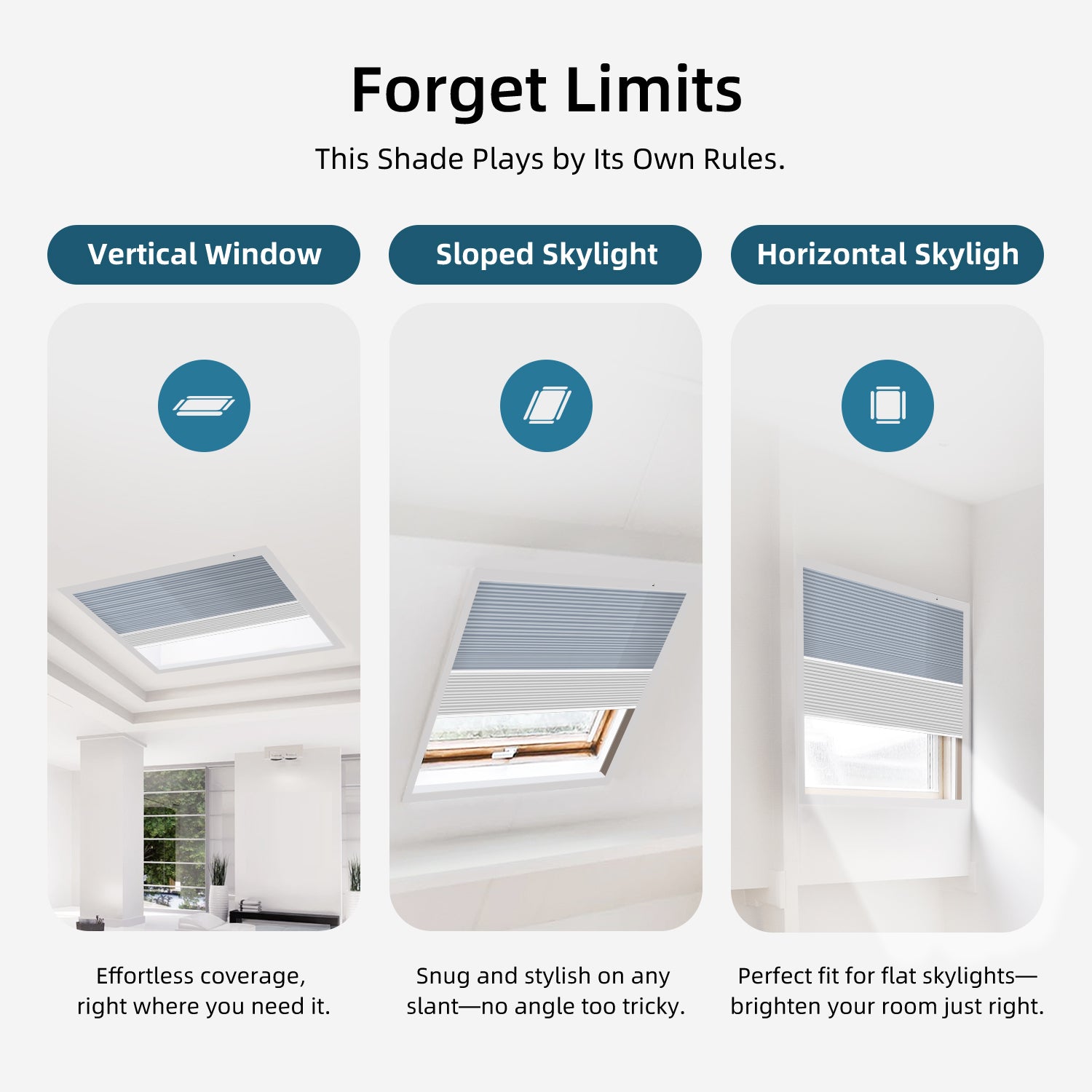 SmartWings Motorized Premium Day/Night Skylight Cellular Shades Hazel