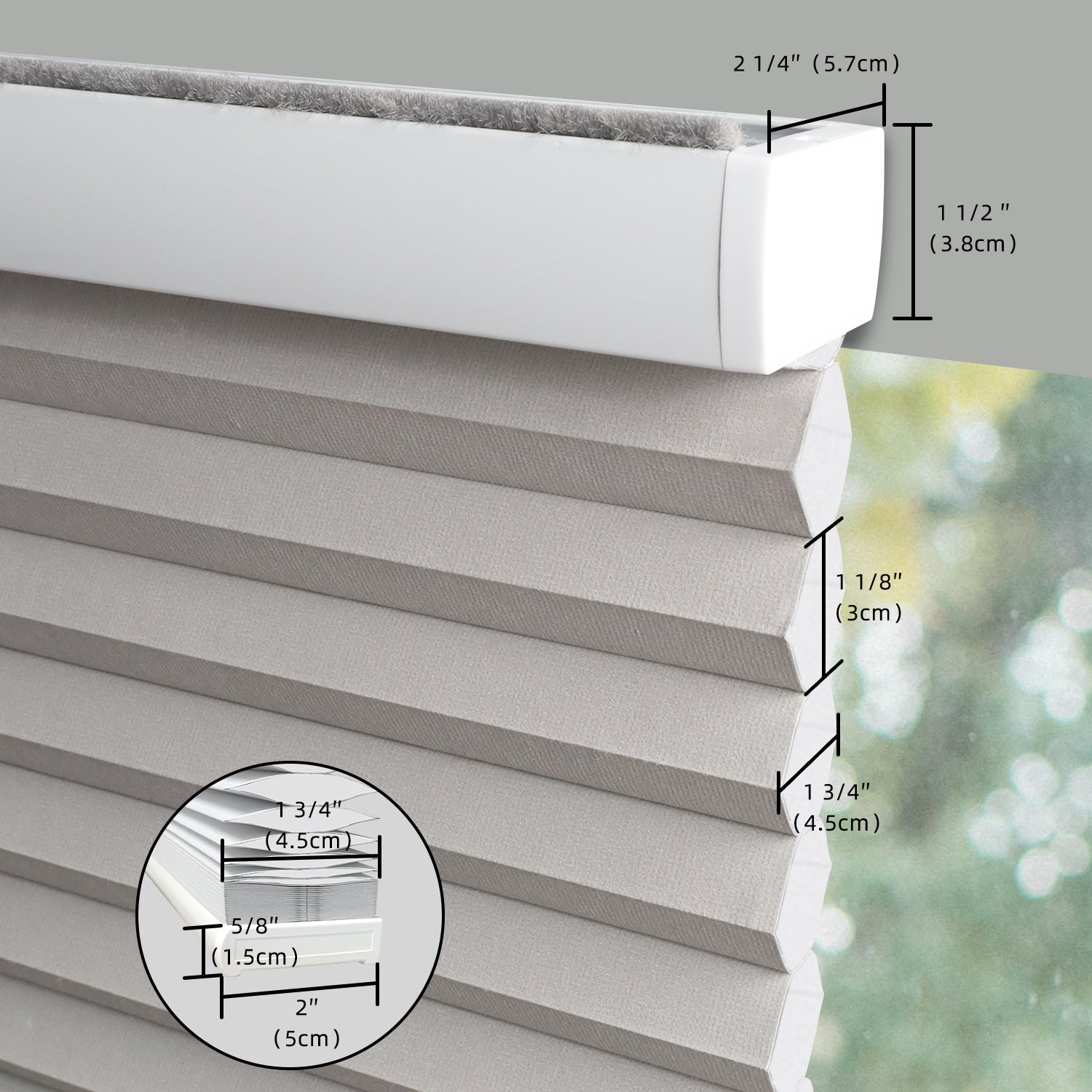SmartWings Motorized Blackout And Light Filtering Day/Night Cellular Shades Nowa