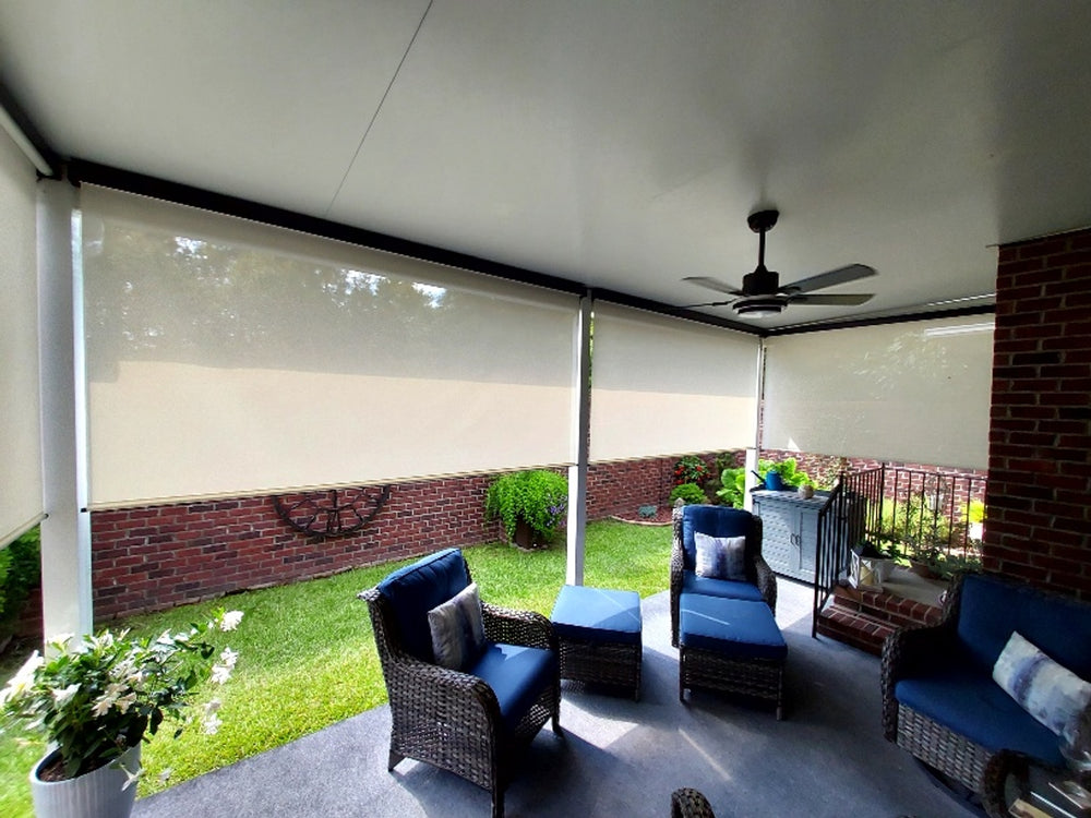 Outdoor Shades 3% Openness - White