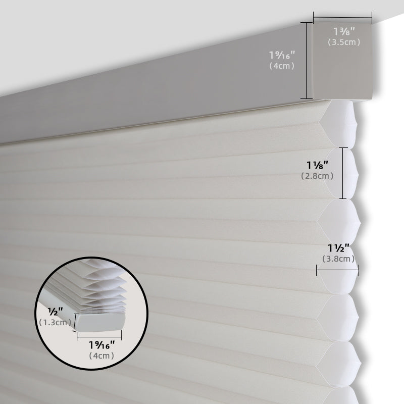 SmartWings Motorized Light Filtering Cellular Shades Hazel