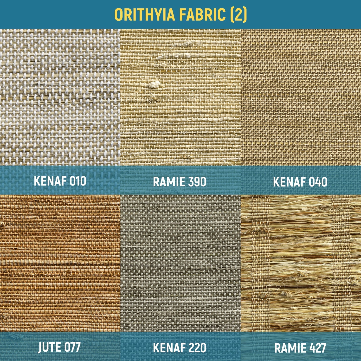 Woven Wood Two Fabric Samples