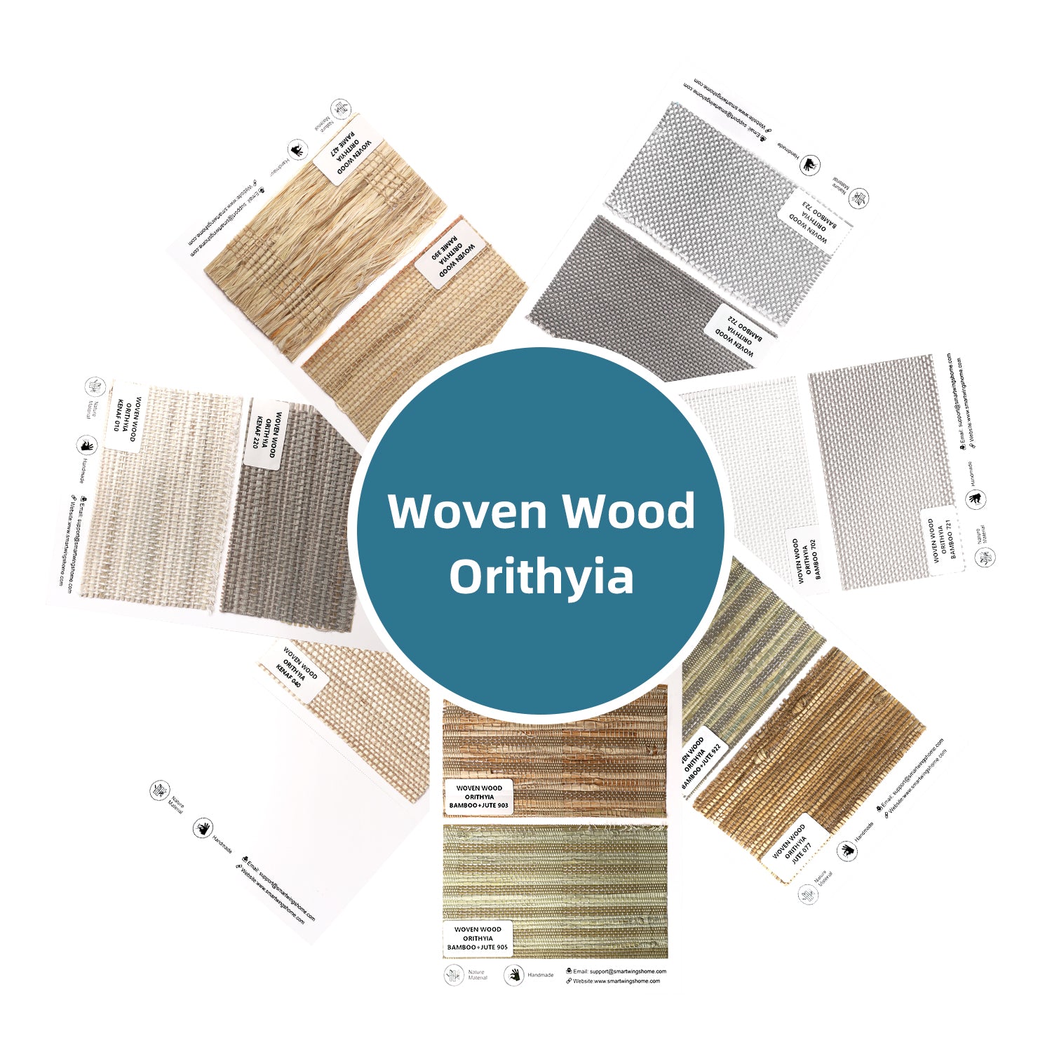 Woven Wood Orithyia Fabric Samples