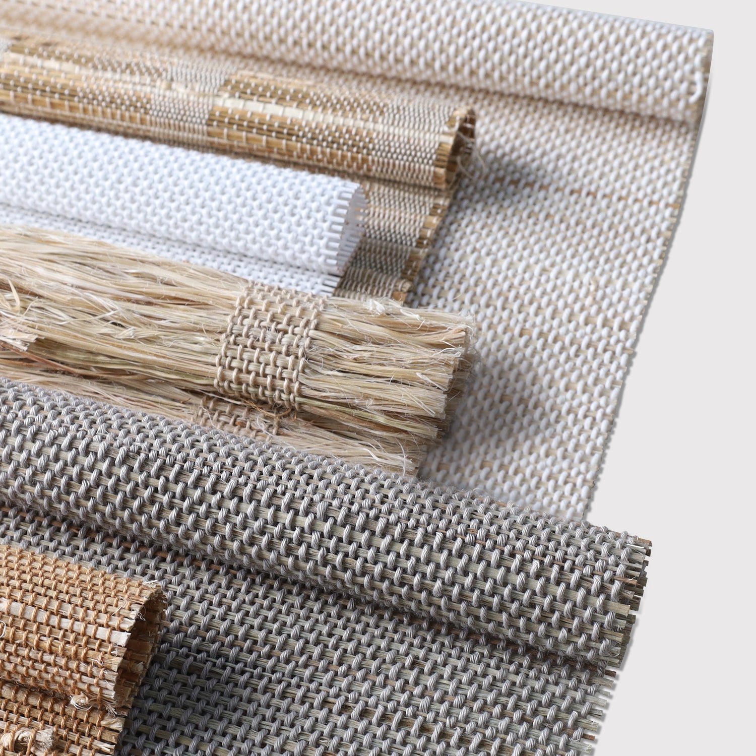 SmartWings Motorized Woven Wood Shades 50%/70%/100% Blackout Orithyia