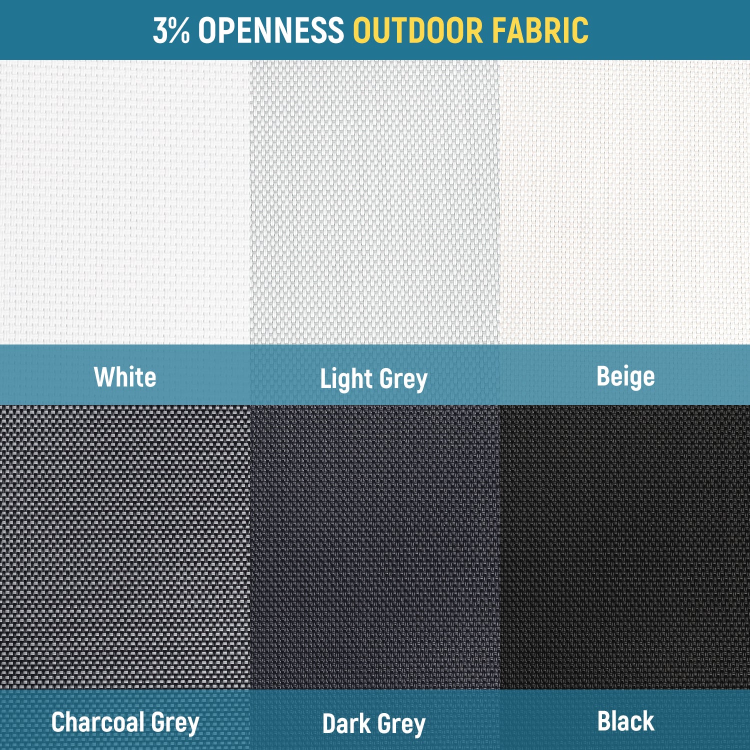 Zipper Track Windproof Outdoor Fabric Samples