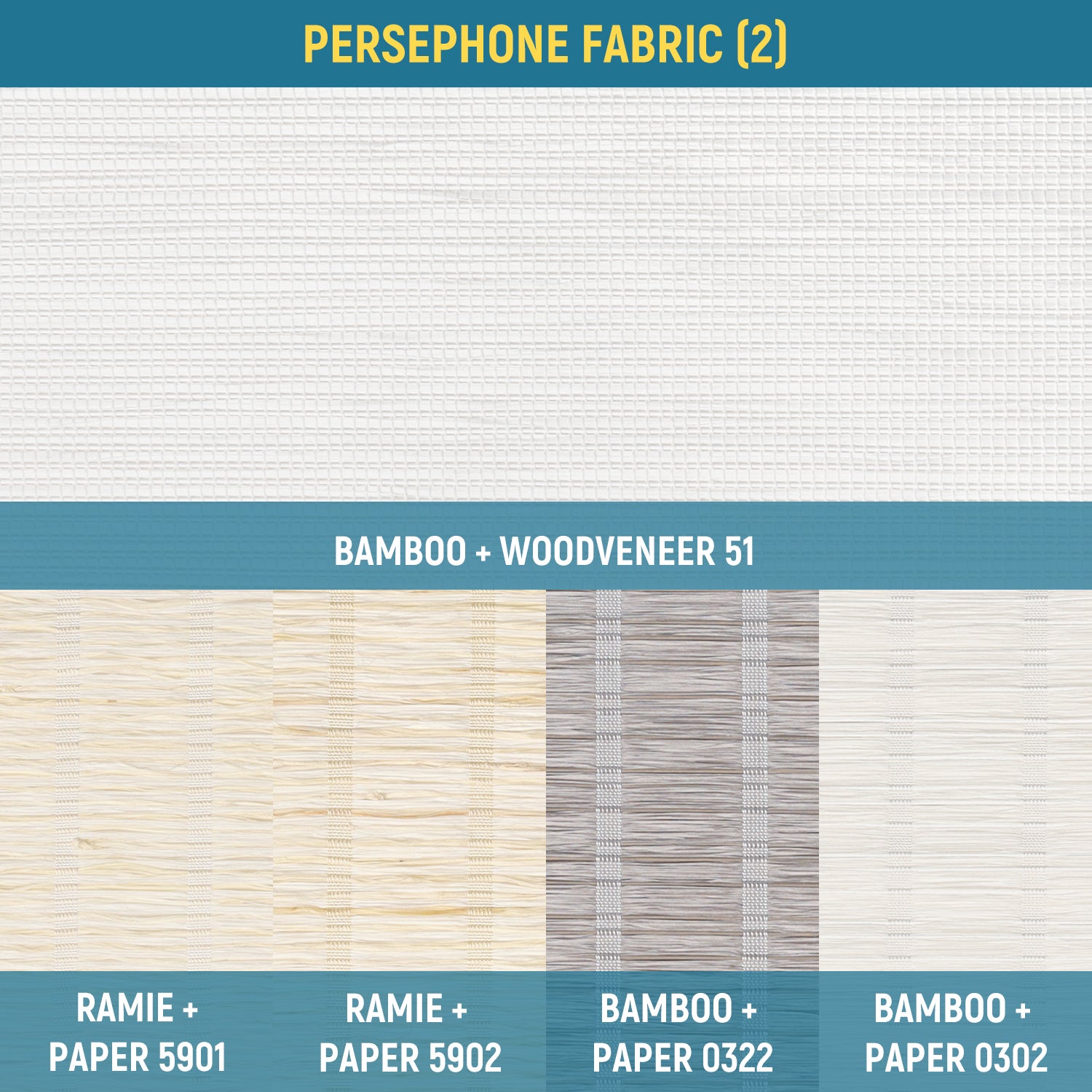 Woven Wood Four Fabric Samples