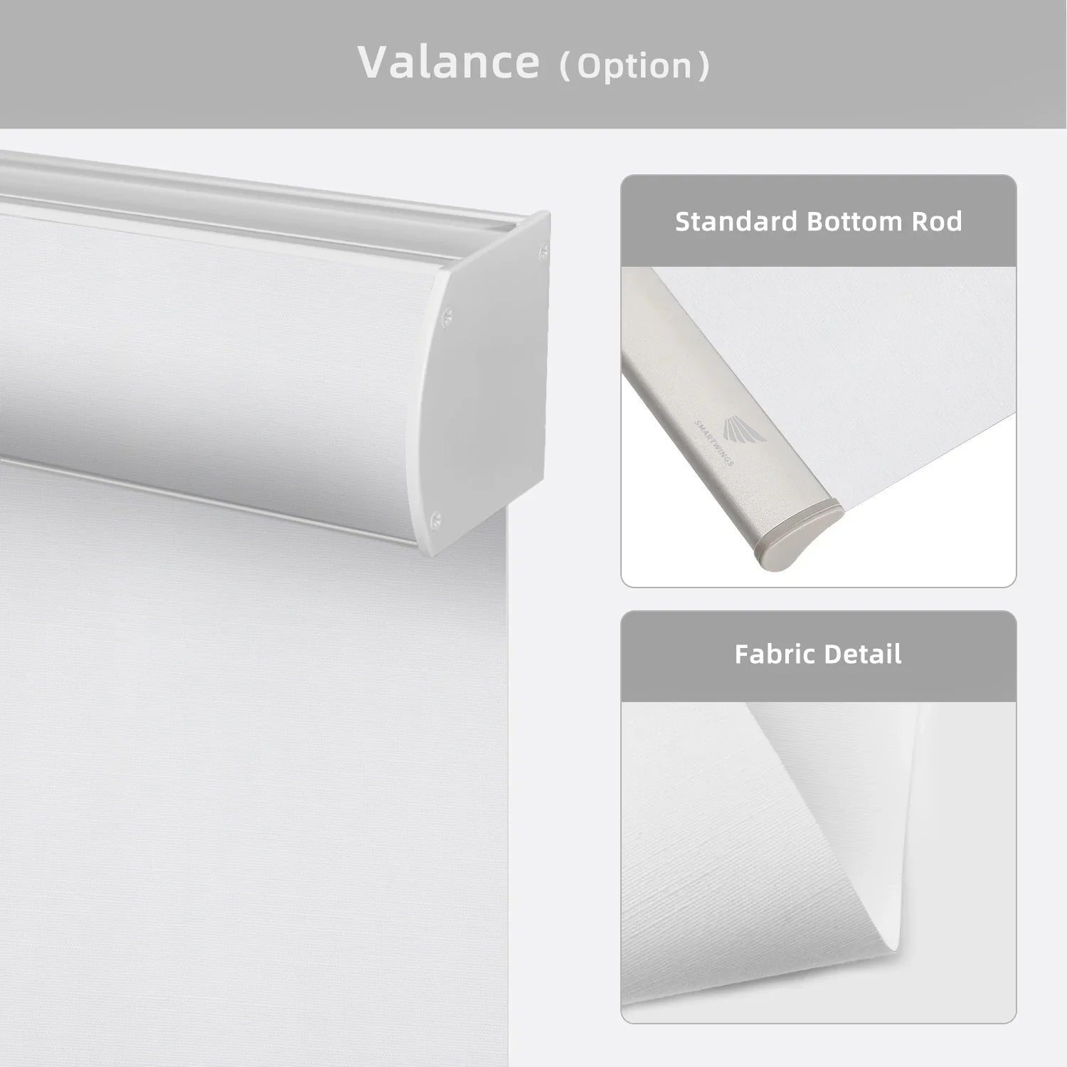 SmartWings Motorized Roller Shades 100% Blackout Essential