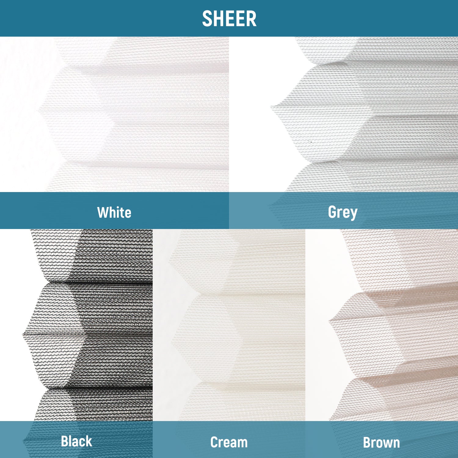 Honeycomb Fabric Samples Nowa and Hazel