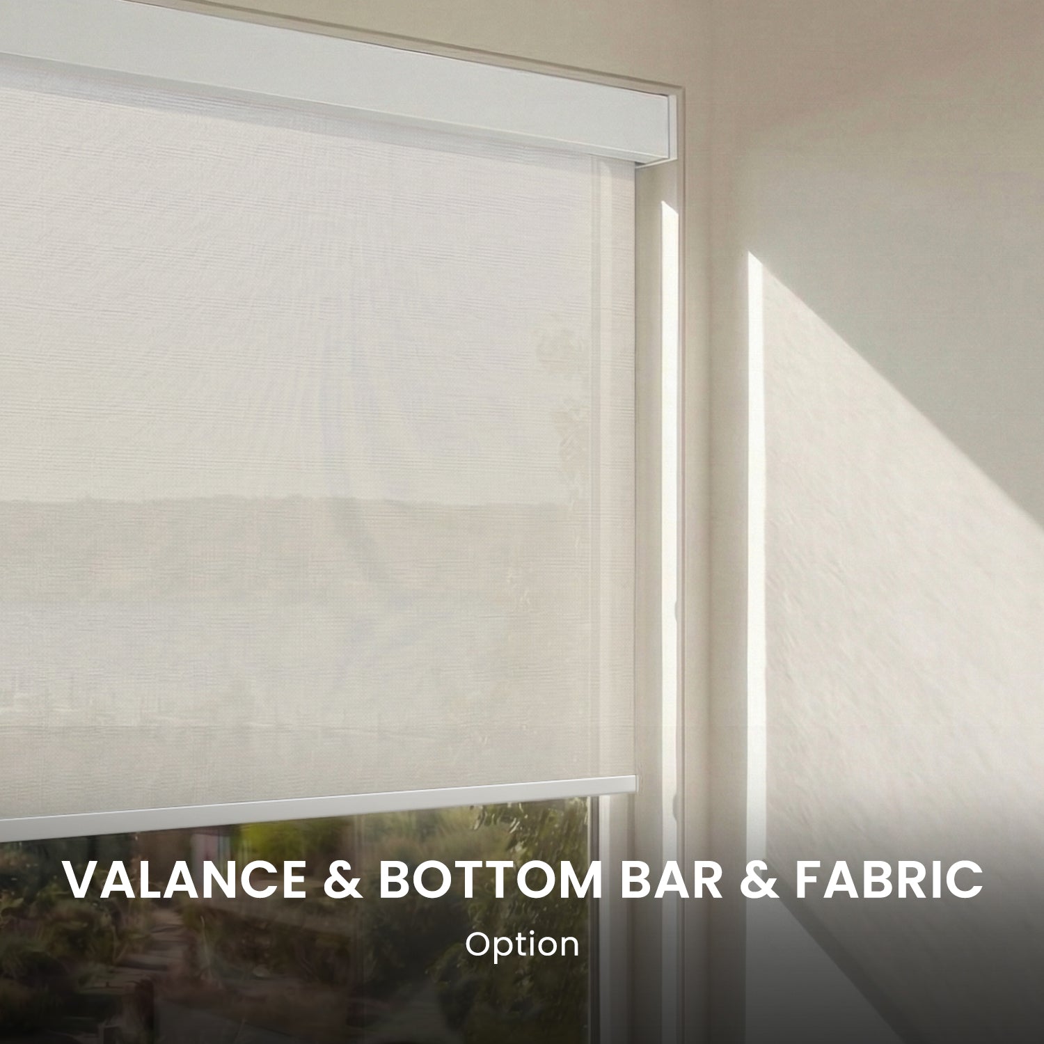 SmartWings Motorized Light Filtering Roller Shades 50% Blackout PVC Free Sunscreen