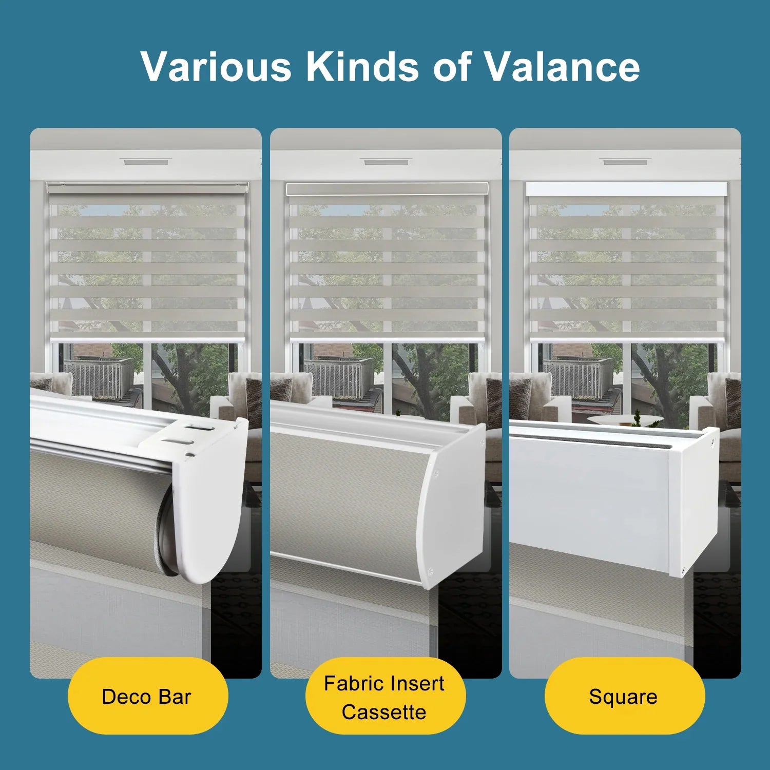 SmartWings Motorized Zebra Shades 90% Blackout 95mm Astrid