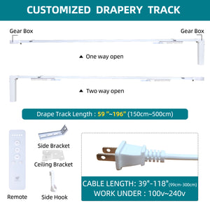 SmartWings Motorized Drapery 90% Blackout