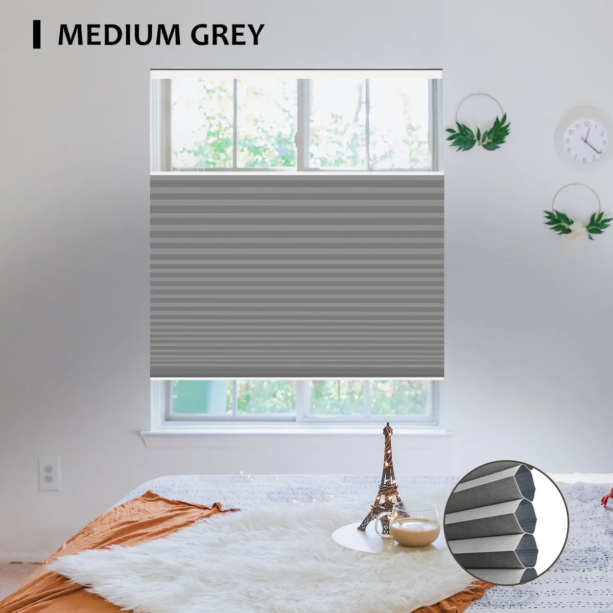 SmartWings Motorized Blackout And Light Filtering Day/Night Cellular Shades Nowa