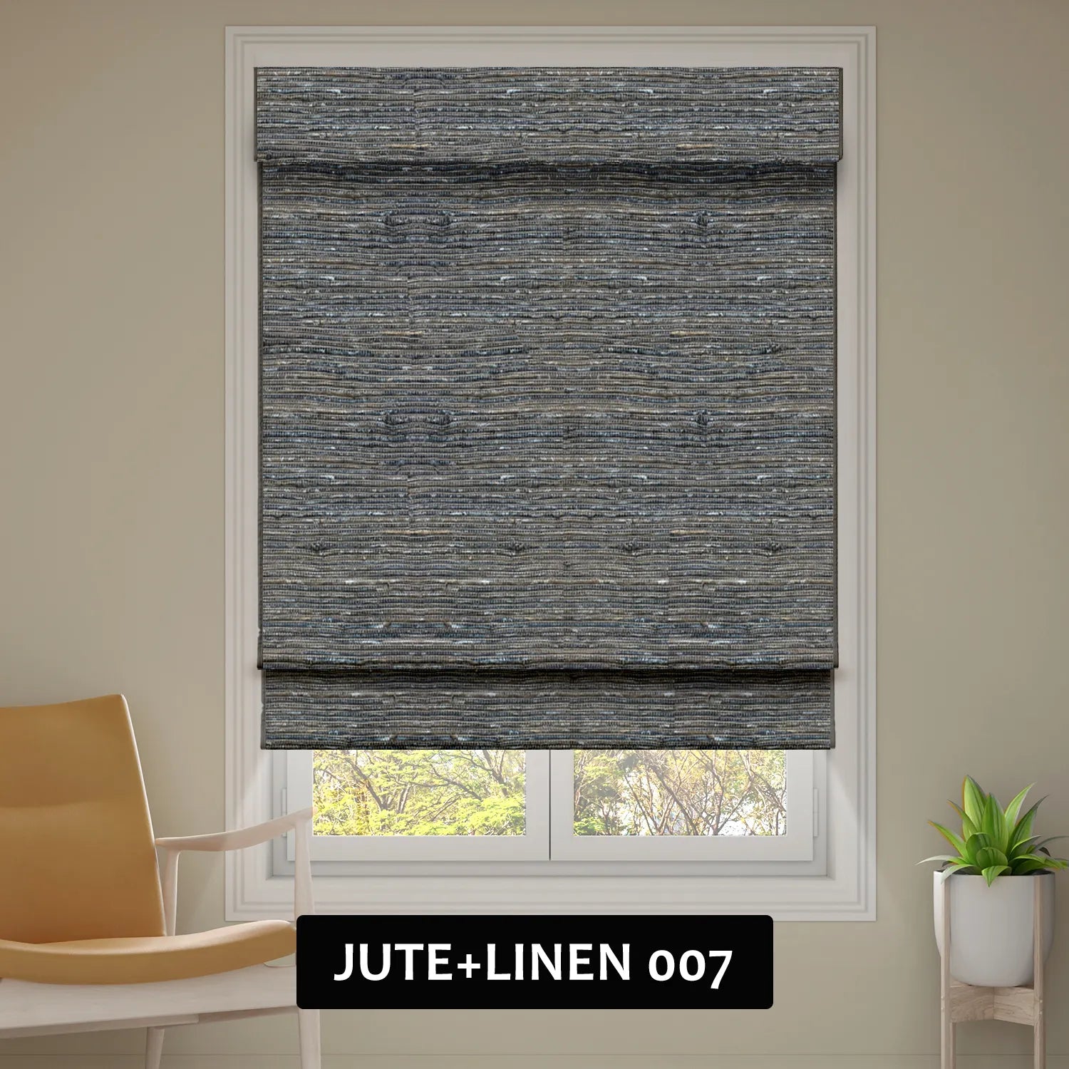 SmartWings Motorized Woven Wood Shades 50%/70%/100% Blackout