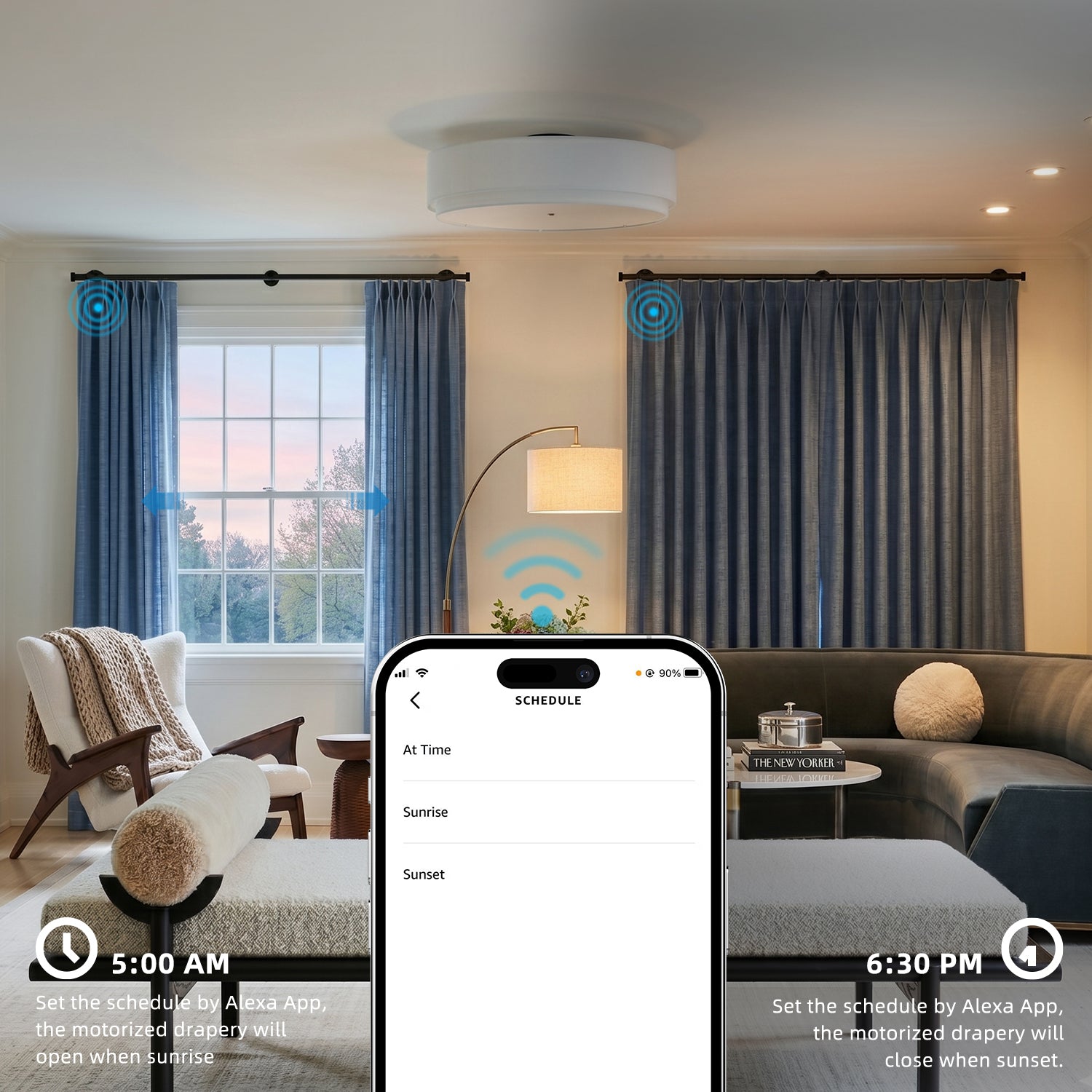 SmartWings Motorized Curtain Rod Kit