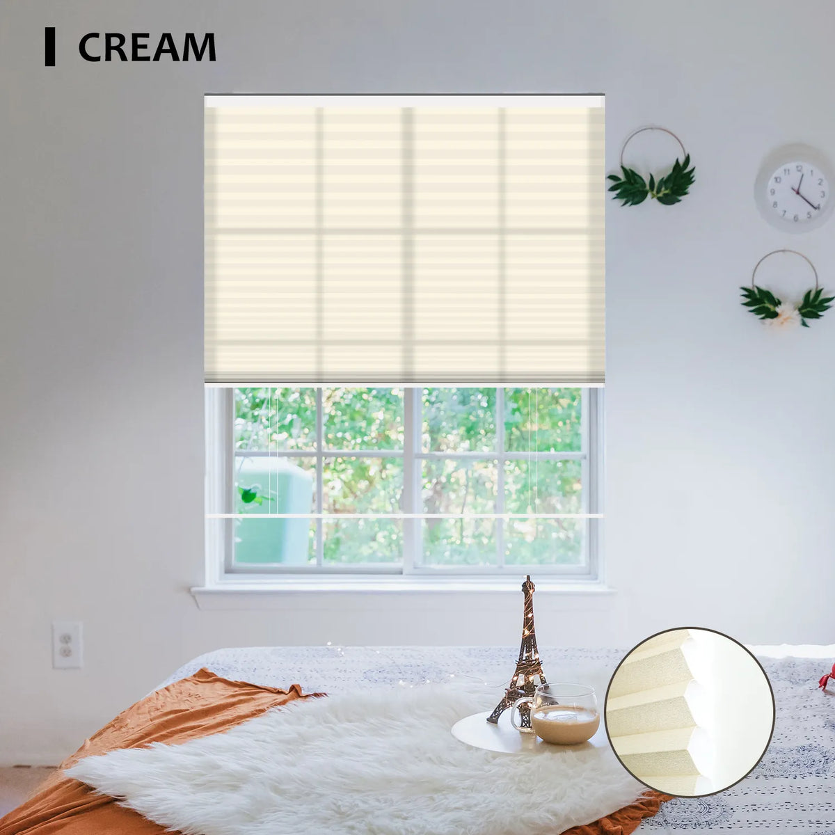 SmartWings Motorized Blackout And Light Filtering Day/Night Cellular Shades Nowa