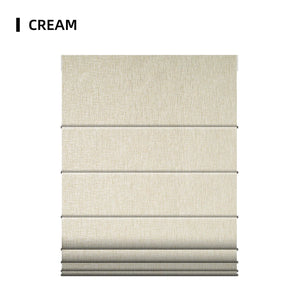 SmartWings Motorized Roman Shades 100% Blackout Iris