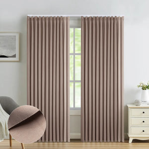 SmartWings Motorized Drapery 93% Blackout Demeter