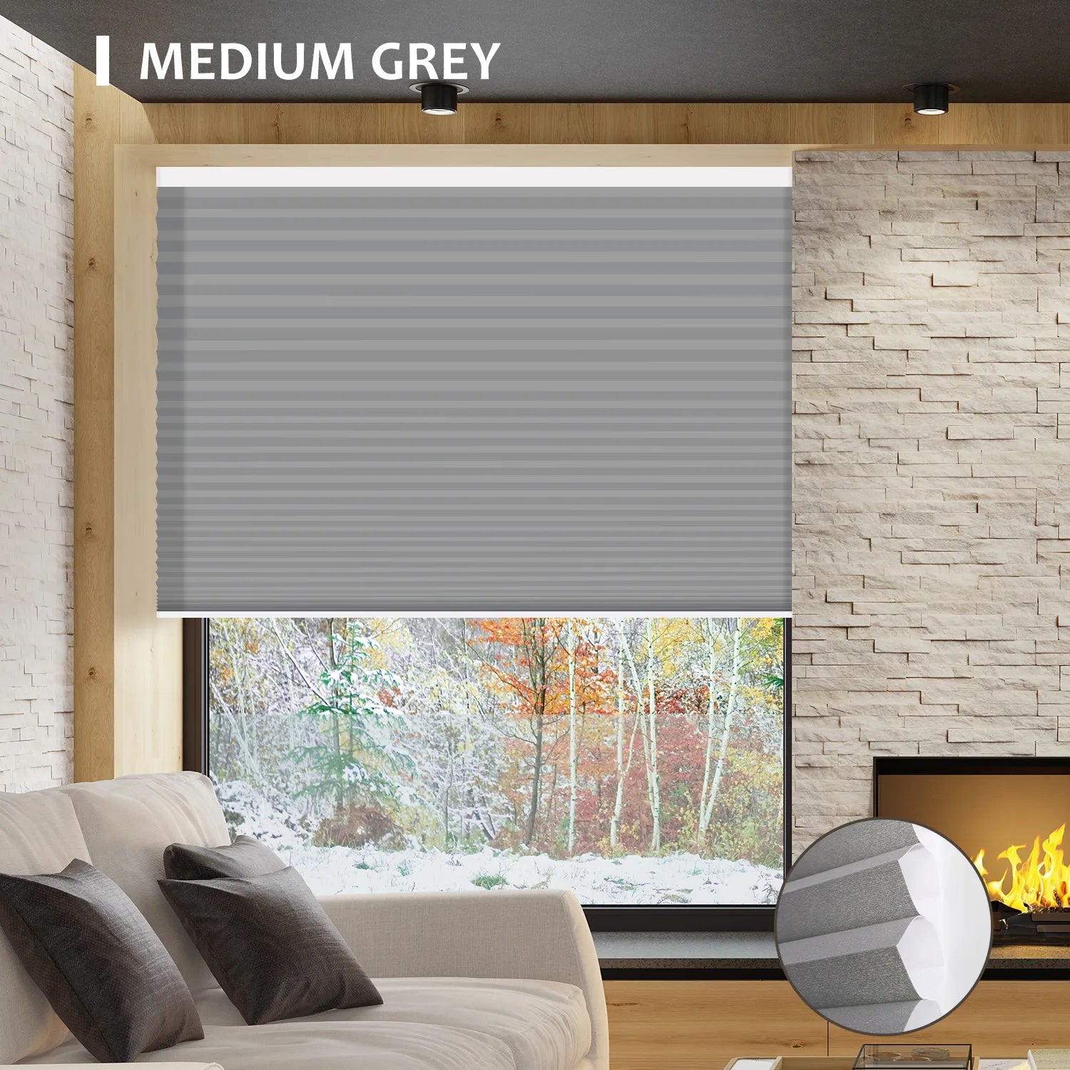 SmartWings Motorized Light Filtering Cellular Shades Nowa