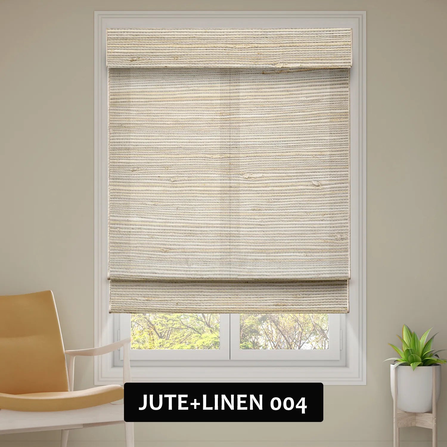SmartWings Motorized Woven Wood Shades 50%/70%/100% Blackout