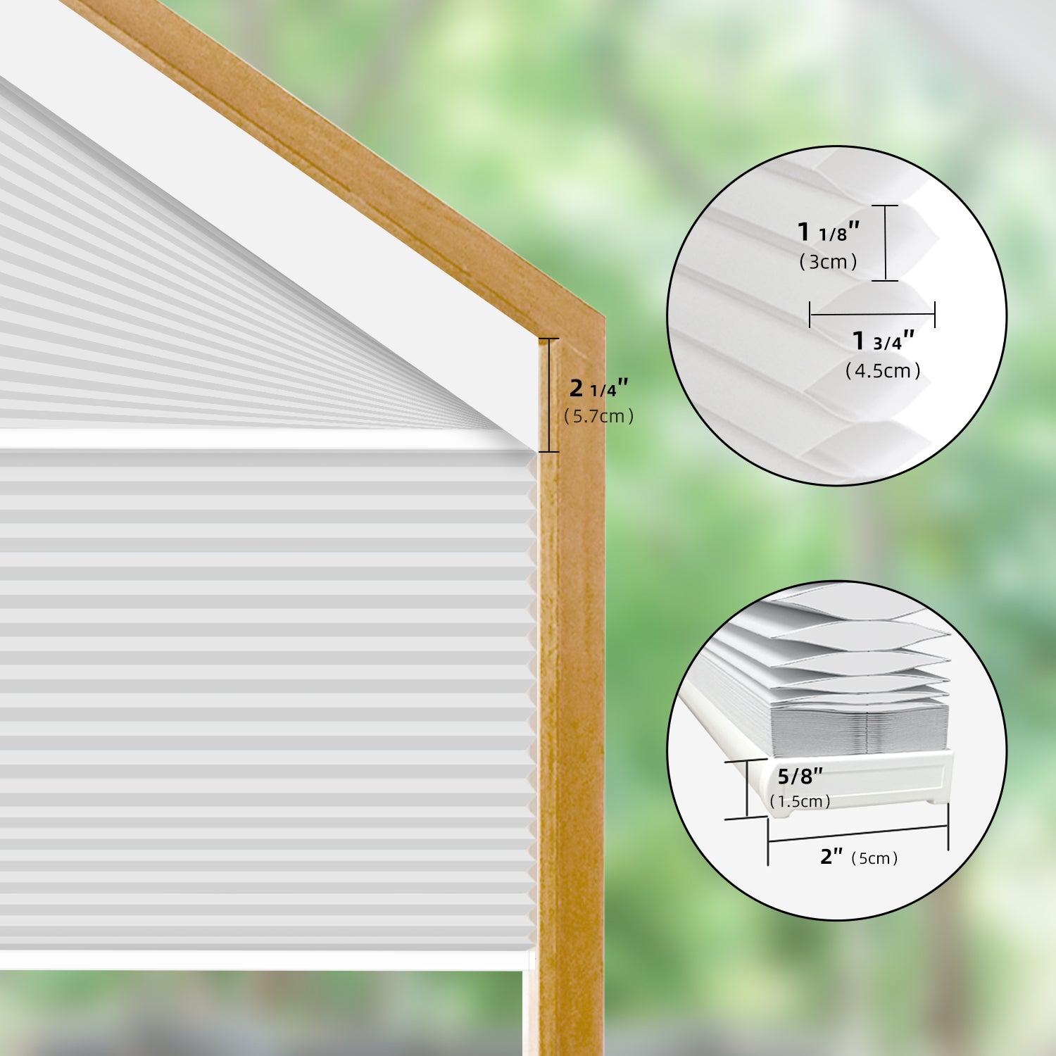 SmartWings Motorized Light Filtering Trapezoid Cellular Shades Nowa