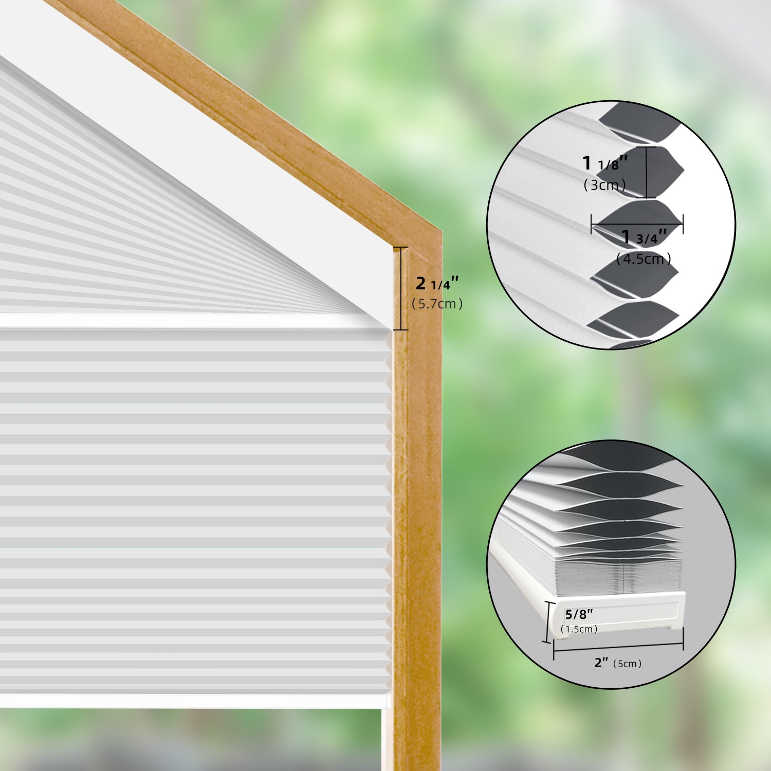 SmartWings Motorized Blackout Trapezoid Cellular Shades Nowa