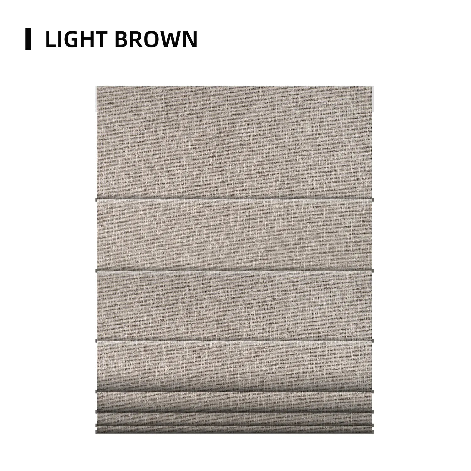 SmartWings Motorized Roman Shades 100% Blackout Iris