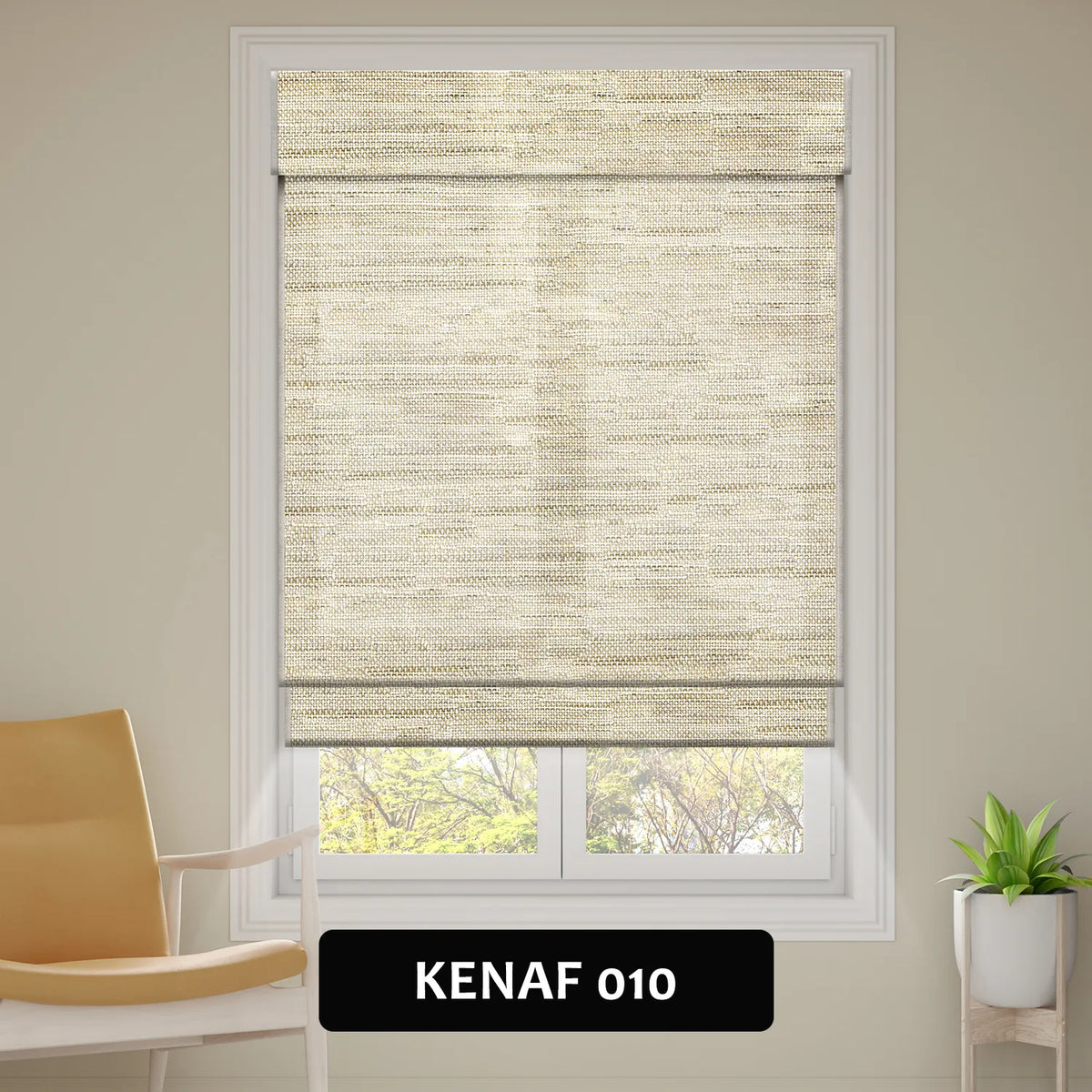 SmartWings Motorized Woven Wood Shades 70% Blackout Privacy Orithyia