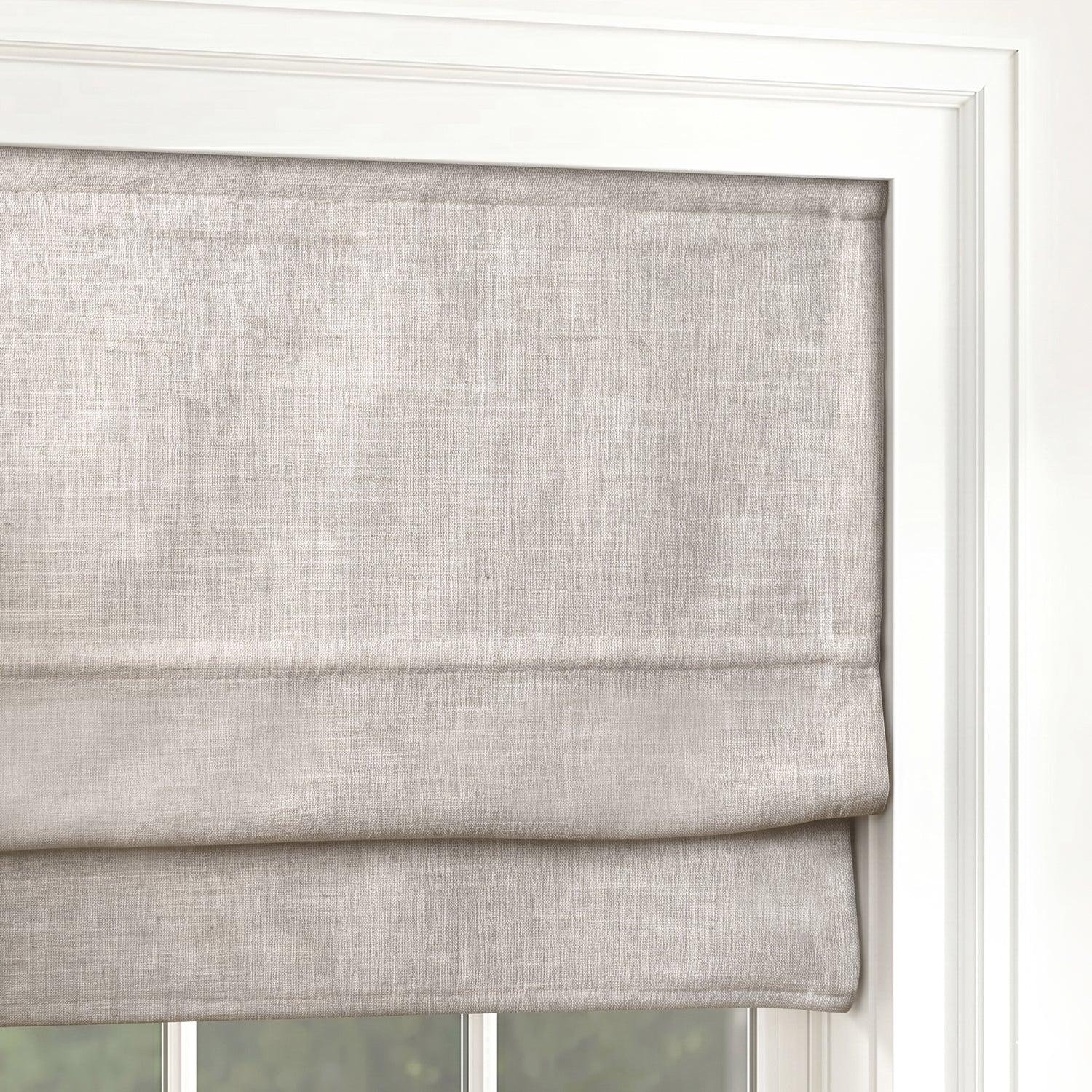 SmartWings Motorized Linen Roman Shades 50%/70%/100% Blackout Daphne