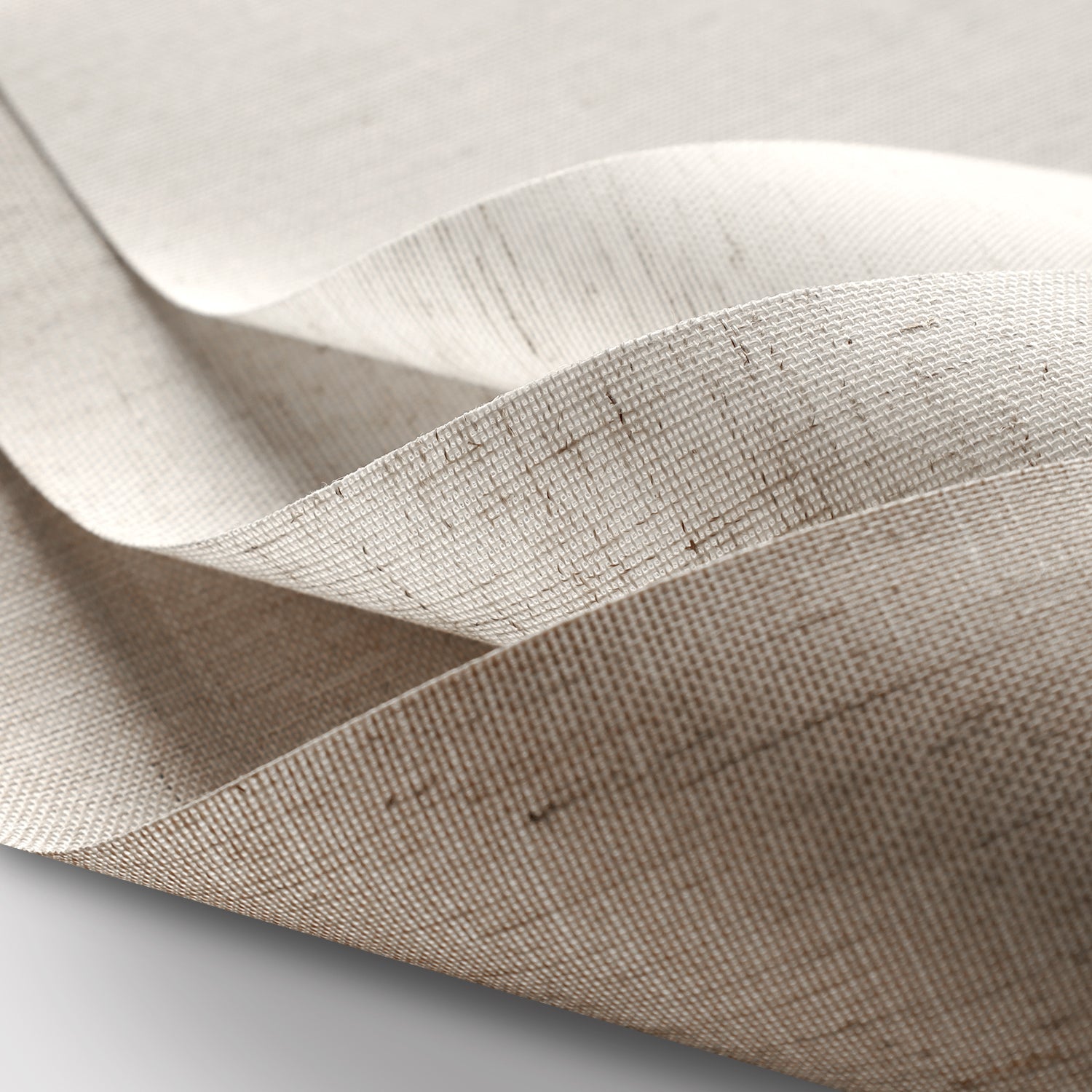 SmartWings Hardwired Motorized Light Filtering Roller Shades 70% Blackout Linen