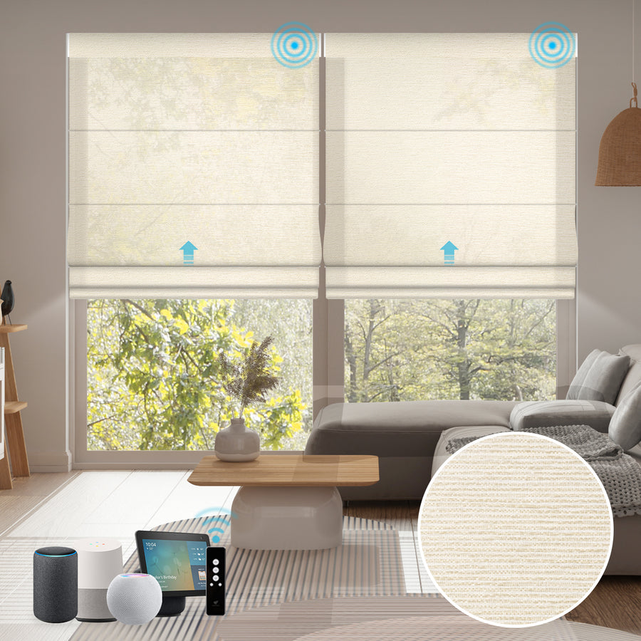 Smart Roman Roman Shades丨Blackout Roman Shades丨Roman Shades for Windows – SmartWings