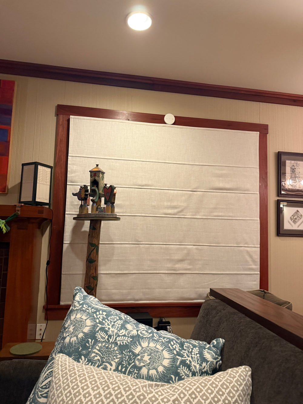 100% Blackout Roman Shades Daphne- White