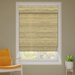 SmartWings Motorized Woven Wood Shades 100% Blackout Orithyia