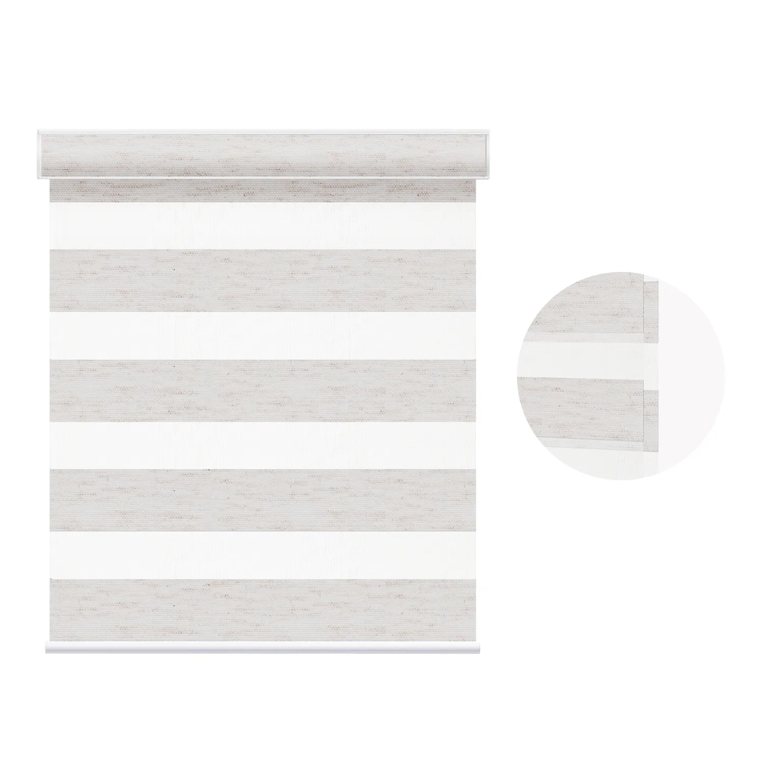 SmartWings Motorized Zebra Shades 85% Blackout 95mm Ingrid