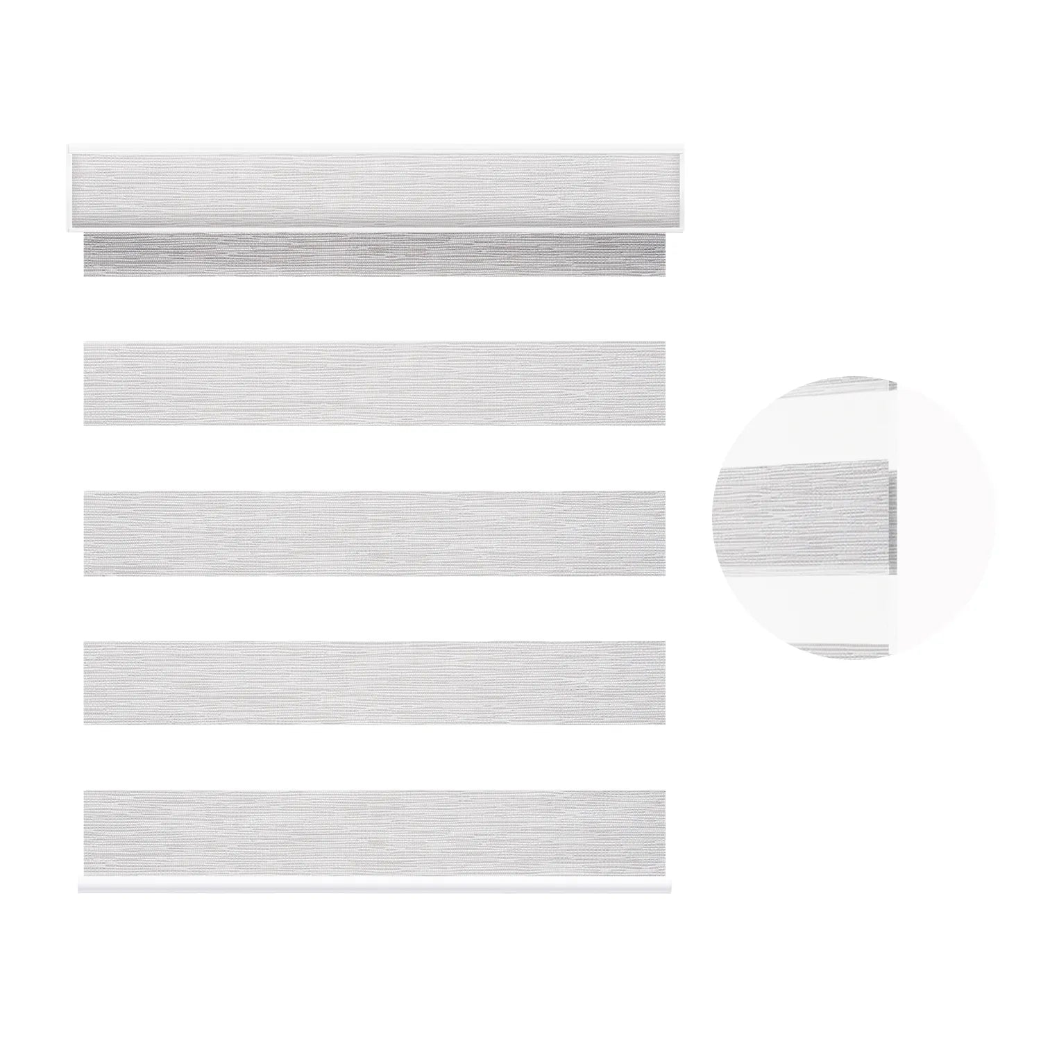 SmartWings Motorized Zebra Shades 60% Blackout Translucent 75mm Eloise