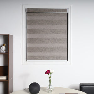 SMARTWINGS 85% Blackout Motorized Zebra Shades