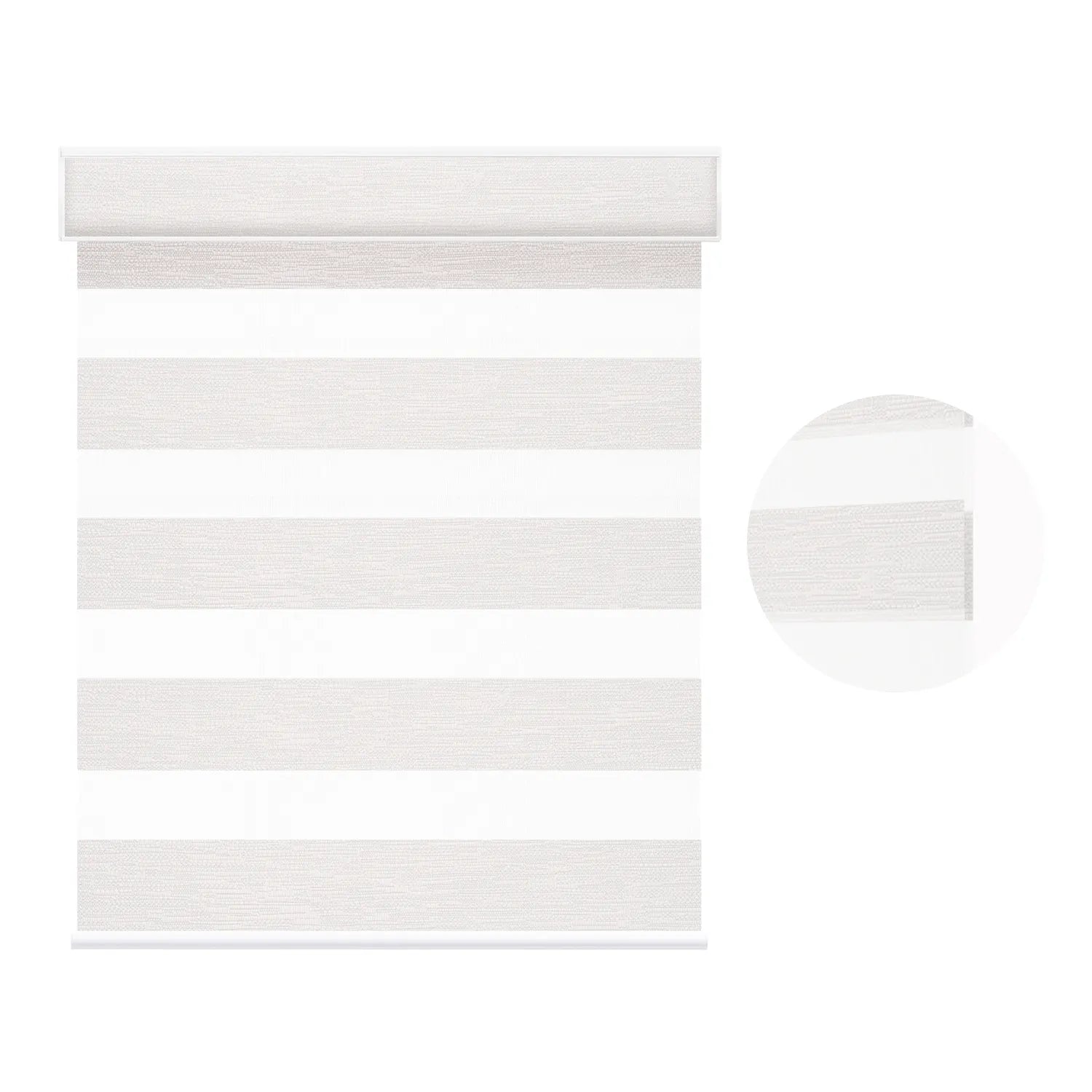 SmartWings Motorized Zebra Shades 60% Blackout Translucent 75mm Eloise